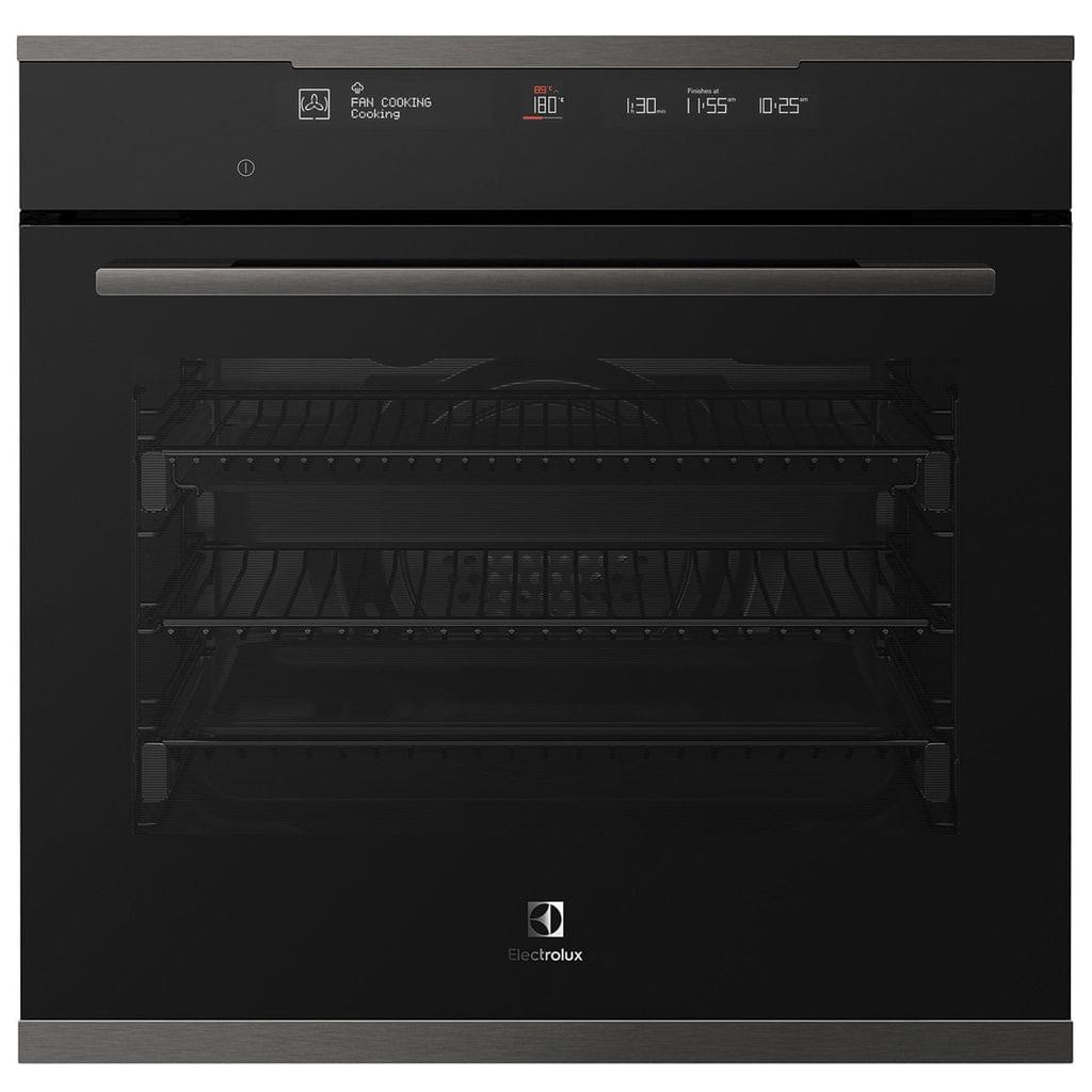 Electrolux 60cm Electric Oven 8 Functions + Steam Dark S/S