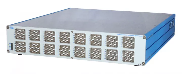 LXI Microwave Multiplexer, 50Ohm 6-Channel 16-Bank 40GHz SMA-2.9 - 60-801-416