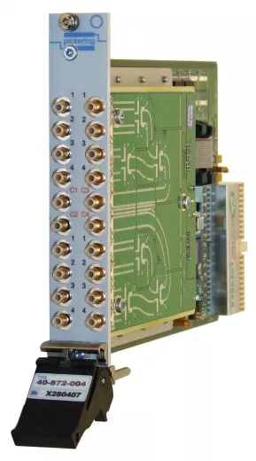 Quad 4 to 1,3GHz,50Ohm,PXI RF Multiplexer,SMB, 40-872-004