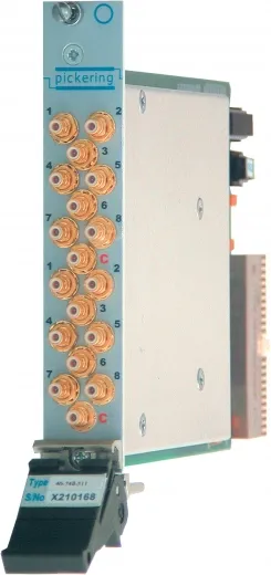 Dual 8 to 1,1GHz,75Ohm,PXI Multiplexer,SMZ connector, 40-748-711