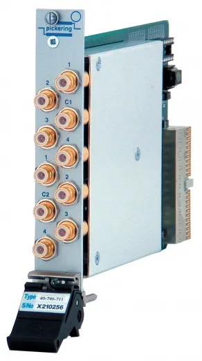 Dual 4 to 1,2GHz,75Ohm,PXI RF Multiplexer,SMB, 40-746-751