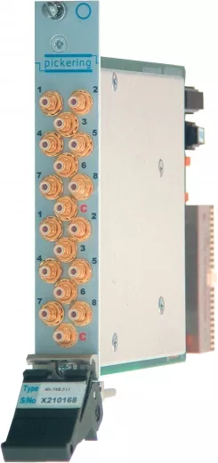 Dual 8 to 1,1GHz,75Ohm,PXI Multiplexer,SMB, 40-748-751