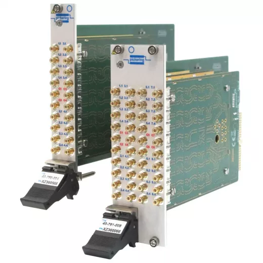 Quad 4 to 1,600MHz,50Ohm,PXI RF Multiplexer, 40-760-004