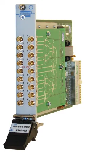 Single 8 to 1,3GHz,75Ohm,PXI RF Multiplexer,MCX, 40-834-101