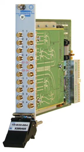 Quad 4 to 1,3GHz,75Ohm,PXI RF Multiplexer,MCX, 40-832-104