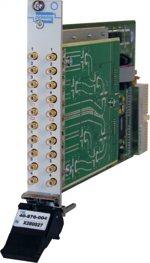 Single 4 to 1,3GHz,50Ohm,PXI RF Multiplexer,SMBTerminated, 40-876-001