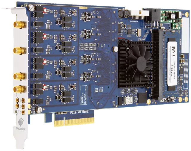 2Ch,16 Bit,125 MHz,250 MS/s,PCI Express x8, Digitizer, M4i.4420-x8