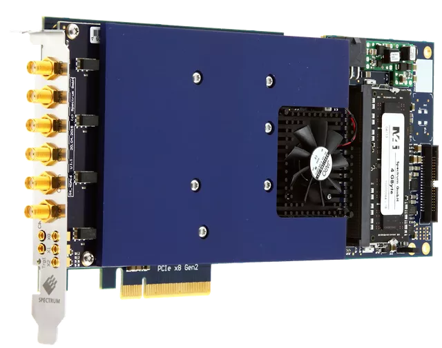 4Ch,8 Bit,500 MHz,1.25 GS/s,PCI Express x8, Digitizer, M4i.2212-x8