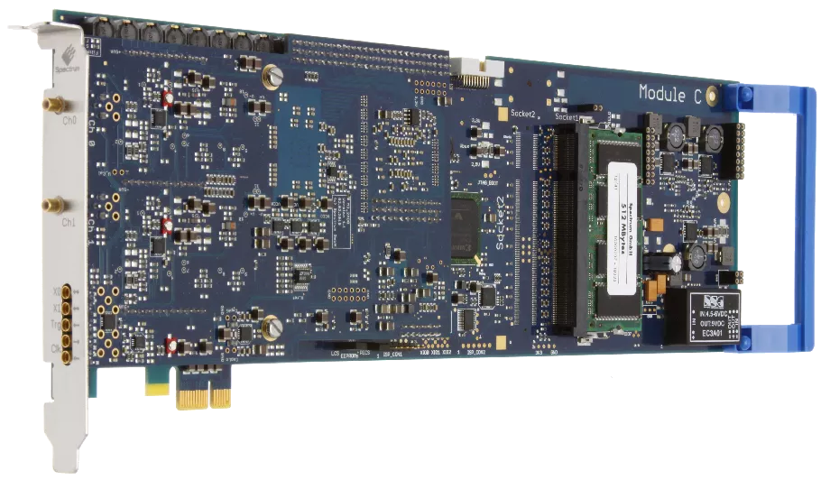 2Ch,8 Bit,250 MHz,500 MS/s,PCI Express x1, Digitizer, M3i.2122-Exp