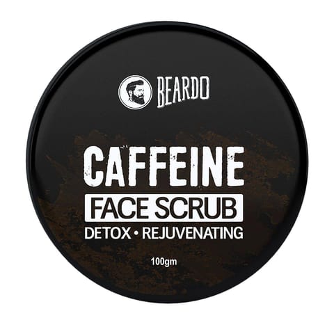 BEARDO Caffeine De-Tan Face Scrub, 100 g