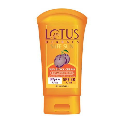 Lotus Herbals Safe Sun Block Cream SPF 30, 50g