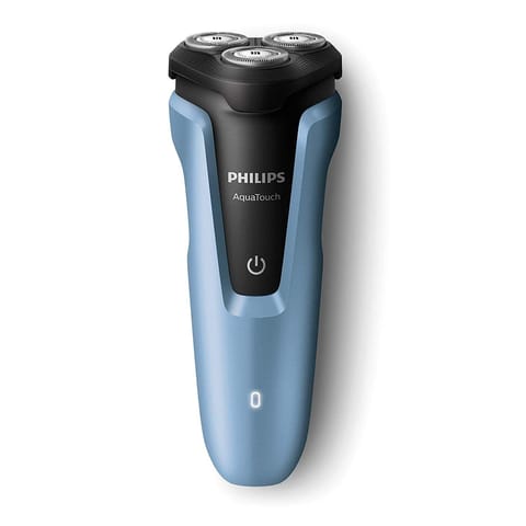 Philips S1070/04 Aquatouch Wet and Dry Electric Shaver (Blue and Black)