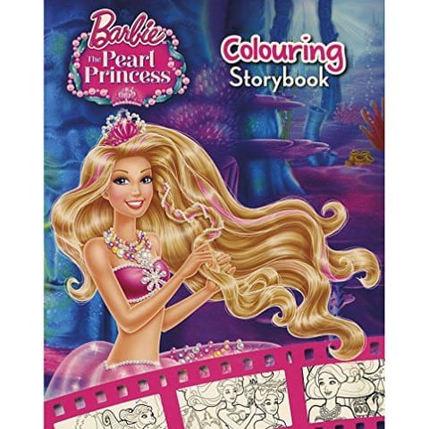 Barbie The Pearl Princess Colouring Storybook [Paperback] [Jan 01, 2015] Parragon