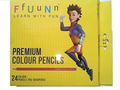 Fun Premium 24 Colour Pencils