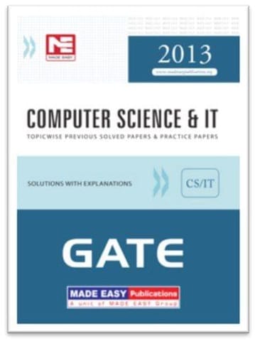 GATE - 2013: CS/IT Solved Papers [Paperback] [Apr 01, 2012] Made Easy Team