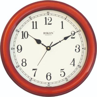 Rikon Designer Plain Clock WOOD IVORY_8351 PL