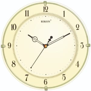 Rikon Economy Plain Clock CREAM_9351