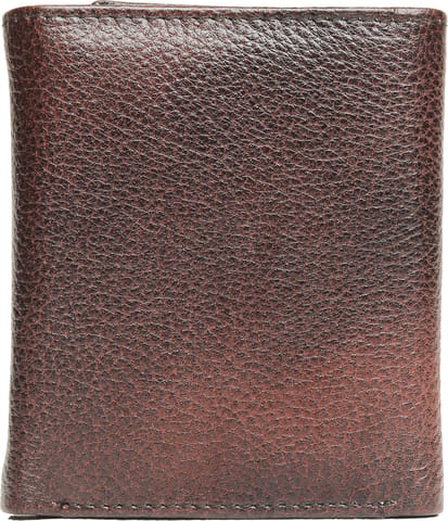genuine leather_Stylish Brown Genuine Leather Wallet