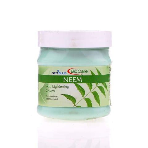 GEMBLUE BioCare Neem Body and Face Skin Lightening Cream with Pure Neem Extract (500 ml)