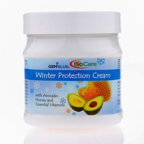 GEMBLUE BioCare Winter protection Body and Face Cream with Avacado, honey and Essential Vitamins (500 ml)