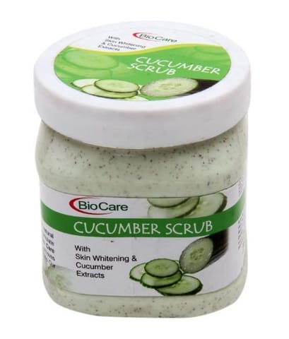 GEMBLUE BioCare safe and Natural Cucumber Scrub for Skin Whitening Scrub (500 ml)
