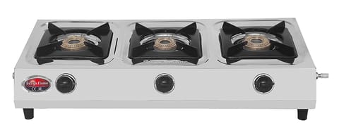 Capri Series 3B Stainless Steel Cook Top Gas Stove - Square PSR (Auto Burner)