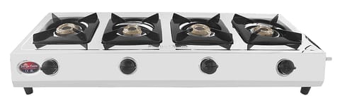 Capri Series 4B Stainless Steel Cook Top Gas Stove - Square PSR (Auto Burner)