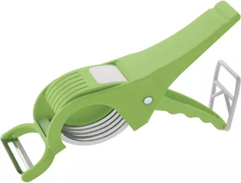 irich Veggie Cutter with Peeler Chopper (Green)