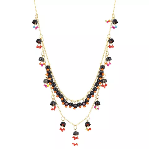 Aradhya Designer tassel beads chain necklae for women and girls