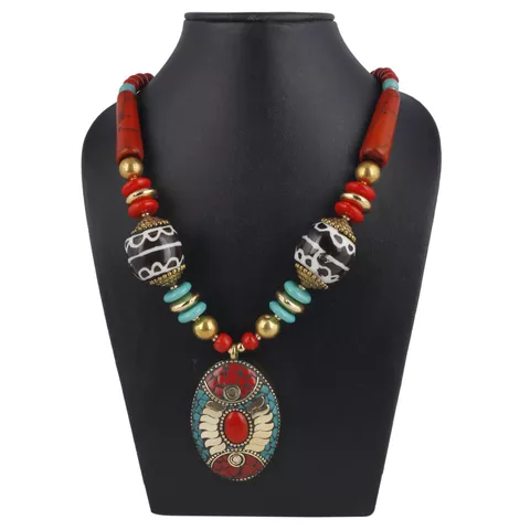 Aradhya Designer handmade fashion jewellery necklace set for women