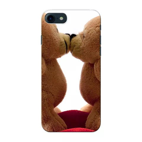 Prinkraft designer back case / cover for Apple iPhone 7 with Kissing Teddy/ Teddy Bear/ Teddy's Love/ Teddy PairTheme, Apple iPhone 7 case, Printed Cover for Apple iPhone 7, 3D Designer Back case for Apple iPhone 7