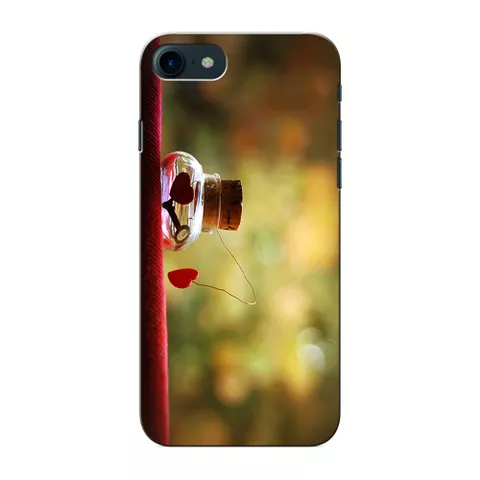 Prinkraft designer back case / cover for Apple iPhone 7 with Hanging Heart/ Little Red heart/ LoveTheme, Apple iPhone 7 case, Printed Cover for Apple iPhone 7, 3D Designer Back case for Apple iPhone 7