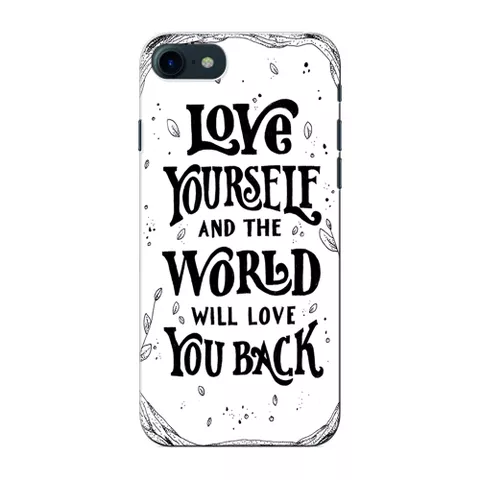 Prinkraft designer back case / cover for Apple iPhone 7 with Love Quote/ Love TextTheme, Apple iPhone 7 case, Printed Cover for Apple iPhone 7, 3D Designer Back case for Apple iPhone 7