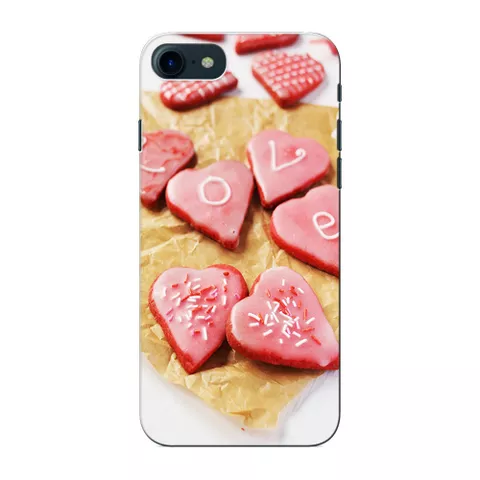 Prinkraft designer back case / cover for Apple iPhone 7 with Little Heart Biscuit/ LoveTheme, Apple iPhone 7 case, Printed Cover for Apple iPhone 7, 3D Designer Back case for Apple iPhone 7