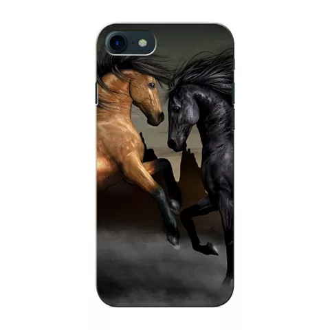 Prinkraft designer back case / cover for Apple iPhone 7 with Horse/ Couple Horse/ LoveTheme, Apple iPhone 7 case, Printed Cover for Apple iPhone 7, 3D Designer Back case for Apple iPhone 7