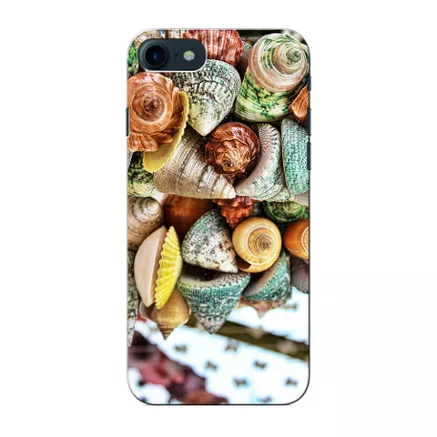 Prinkraft designer back case / cover for Apple iPhone 7 with Multicolor Shell TextureTheme, Apple iPhone 7 case, Printed Cover for Apple iPhone 7, 3D Designer Back case for Apple iPhone 7