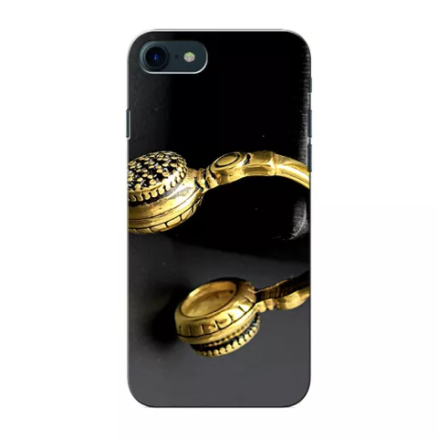Prinkraft designer back case / cover for Apple iPhone 7 with Golden EarphoneTheme, Apple iPhone 7 case, Printed Cover for Apple iPhone 7, 3D Designer Back case for Apple iPhone 7