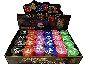 Infinxt Set Of 4 Barrel O Slime Assort Color Child Gag Gift Party Favors Bag Fillers