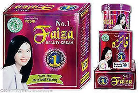 faiza skin whitening cream 101% original see the result in with a 7 days'.