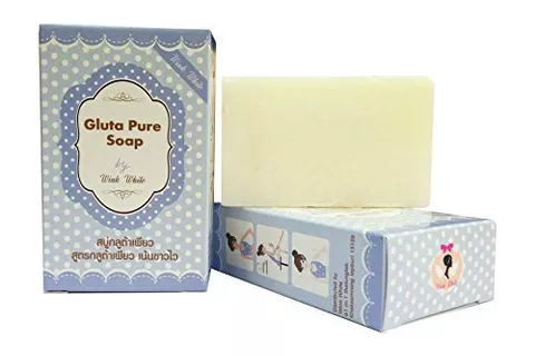 Wink White Gluta Pure Soap 70g New Sunscreen SPF 50++