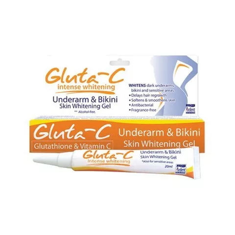 Gluta C Intensive Whitening Underarm & Bikini Skin Whitening Gel - (Made In USA)