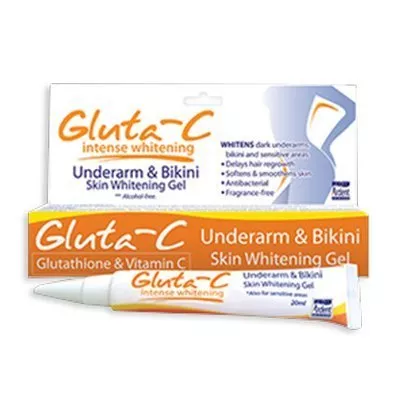 Gluta C Intensive Whitening Underarm & Bikini Skin Whitening Gel - 20ml(1pc)