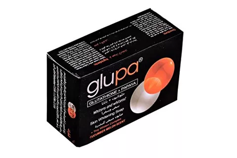 Glupa Glutathione+papaya Skin Whitening & Glowing Skin soap 101% original