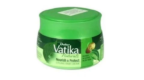 Dabur Vatika Naturals Nourish & Protect Cream (Henna / Almond / Aloe Vera) - 140ml
