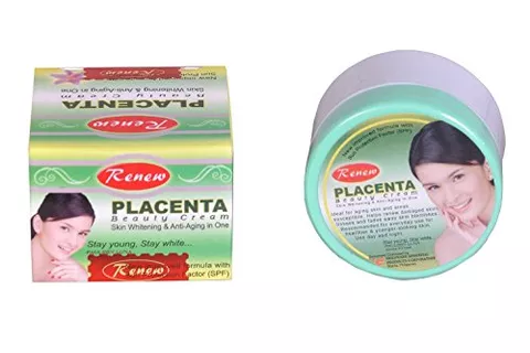 Renew Placenta Beauty Skin Whitening Cream 15 gm'.