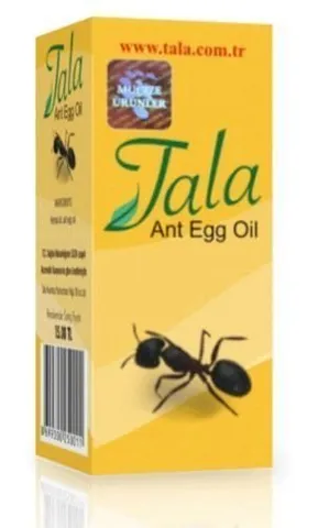 2 Bottles Tala ANT EGG OIL Hair Removal Genuine Organic Permanent Hair Removal Hair Reducing Solution 20ml/0.7oz