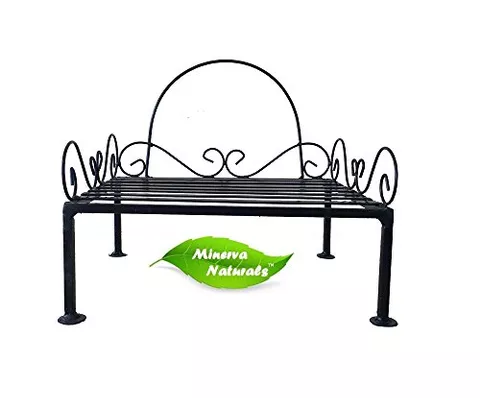 METAL STAND/ FLOWER POT STAND / DISPLAY STAND FOR GARDEN - ( 1 FEET) Minerva Naturals (Only Stand)