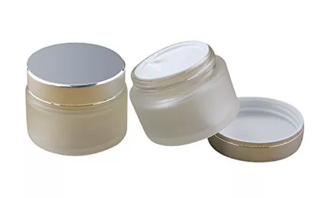 Acrylic Cosmetics Jars For Creams,Masks, DIY Cosmetics,Skin Care,Gifting Pack of 2