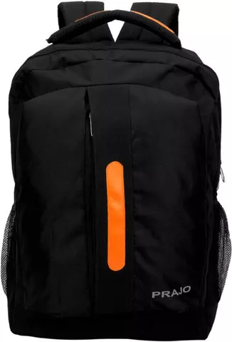 Black n Orange 15.6 inch Laptop Backpack