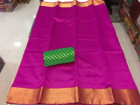 Kartik Creation Women Fashion Designer Tusser Silk Sari Bollywood Partywear Saree With 2 Blouses